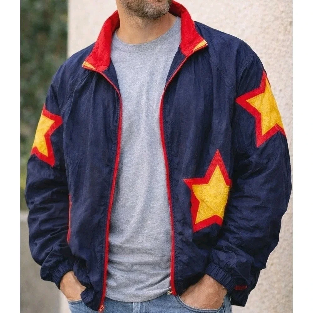 Vintage CST Sport Star Daily Windbreaker Jacket Adult 2X-4XL Oversized Retro 90s